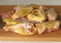Árpa csirke multivarka lépésről lépésre recept fotókkal, készen multivarka