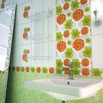 Fürdőszoba csempe virággal fotó kollekcióban