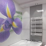 Fürdőszoba csempe virággal fotó kollekcióban