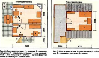 Tervezése és elrendezése a kert ház - kész terveket és rajzokat kis házak