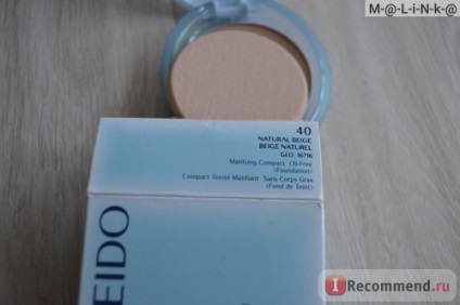 Por Shiseido tisztasága mattosító kompakt olajmentes alapozó SPF 15 (por) Por Shiseido tisztasága mattosító kompakt olajmentes alapozó SPF 15