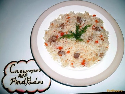 Rizs pulyka recept egy fotó () Rizs pulyka recept egy fotó