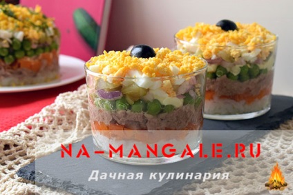 Saláta tőkehalmáj 8 fotó receptek (főzés) Saláta tőkehalmáj 8 receptek fotókkal