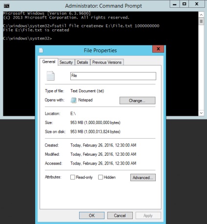 Létrehozása fájlméretet windows (File) Létrehozása fájlméretet ablakok