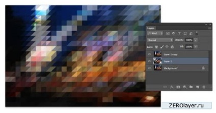 Creation Photoshop háromszög pixelation hatás - photoshop tanulságok, Photoshop leckék kefe