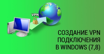 Létrehozása VPN-kapcsolat a Windows (7, 8)