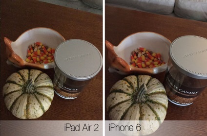 Összehasonlítás funkciók és a kamera iphone 6 ipad levegő 2