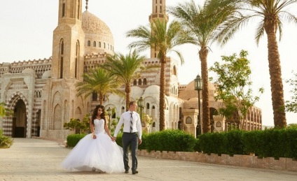 Az esküvő Egyiptomban hogyan kell megszervezni egy formális és szimbolikus esküvő, az árak,