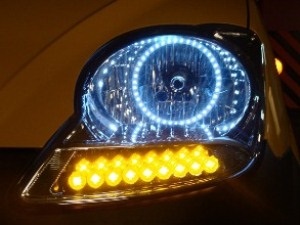 LED tuning autó