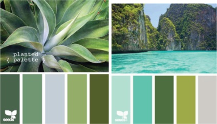Meleg és hideg zöld, lookcolor (hideg) Meleg és hideg zöld, lookcolor