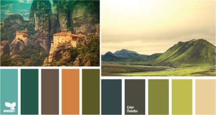 Meleg és hideg zöld, lookcolor (zöld) Meleg és hideg zöld, lookcolor