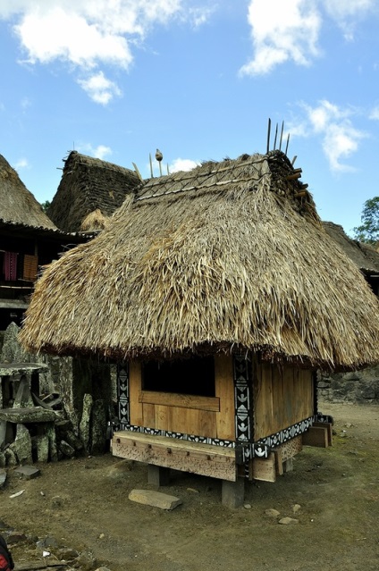 Hagyományos falusi Ngadi emberek
