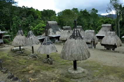 Hagyományos falusi Ngadi emberek