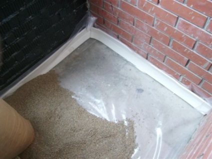 Floor fektetése ömlesztett (bulk) Fektetése ömlesztett padlók