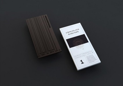Csomagolás csokoládé forma és tartalom, a design