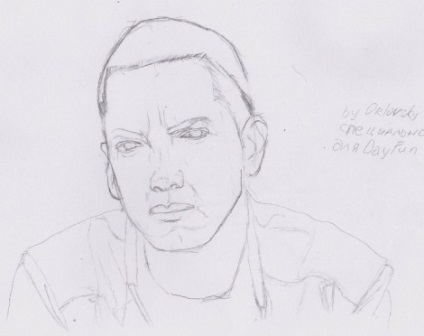 Festés órák - hogyan kell felhívni Eminem ceruza szakaszaiban