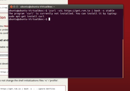 Ubuntu telepítés és beállítás dolgozni a Ruby on Rails mejk