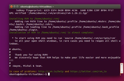 Ubuntu telepítés és beállítás dolgozni a Ruby on Rails mejk