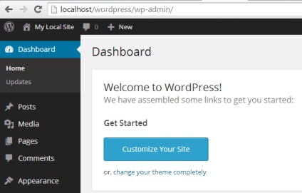 Wordpress telepítése a helyi számítógépre XAMPP