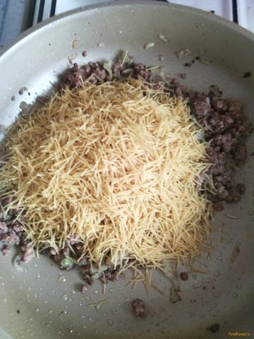 Cérnametélt darált hússal recept fényképpel (darált) Cérnametélt darált hússal recept képpel
