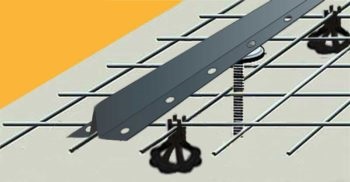 Öntés betonpadló (földszinten öntés) Szakadó betonon