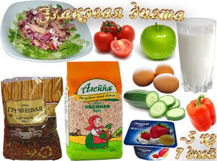 Cereal diéta, 5 kg, 7 nap (vacsora köles kása) Cereal diéta, 5 kg, 7 nap