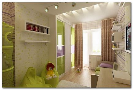 Дитяча кімната для двох дітей - ремонт і обробка квартири