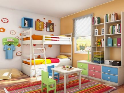 Дизайн дитячої кімнати для двох дітей море ідей фото