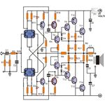 100w transistor amplificateur de puissance Schéma En savoir comment le construire