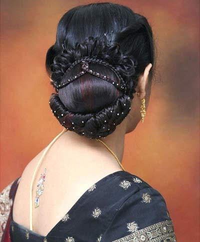 10 belles coiffures pour les filles sud de l'Inde
