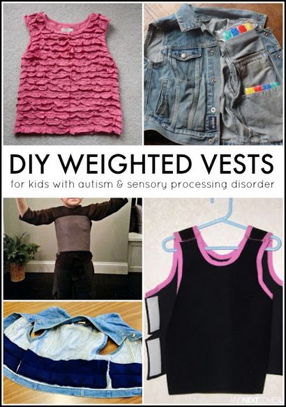 10 DIY Weighted Vest & amp; Gilet de pression Tutorials sensorielle Hacks pour les enfants, et L Comes Next