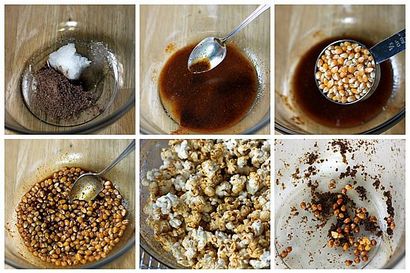 10 sains micro-ondes Recettes pop-corn