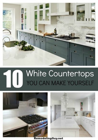 10 Countertops blanc, vous pouvez vous faire
