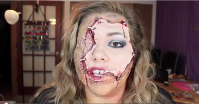 11 Hideously Scary Halloween Make-up-Ideen Sie aus dem Internet ausleihen