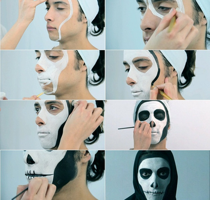 11 Hideously Scary Halloween Make-up-Ideen Sie aus dem Internet ausleihen