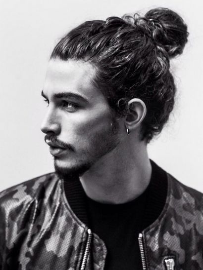 11 Manly Man Bun - Top Knot Frisur Kombinationen