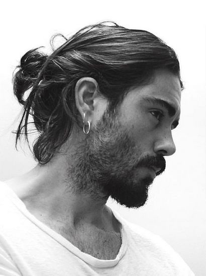 11 Manly Man Bun - Top Knot Combinaisons Coiffure