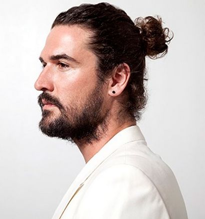 11 Manly Man Bun - Top Knot Frisur Kombinationen