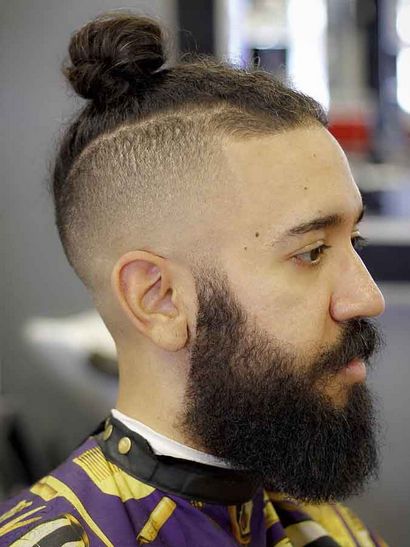 11 Manly Man Bun - Top Knot Combinaisons Coiffure