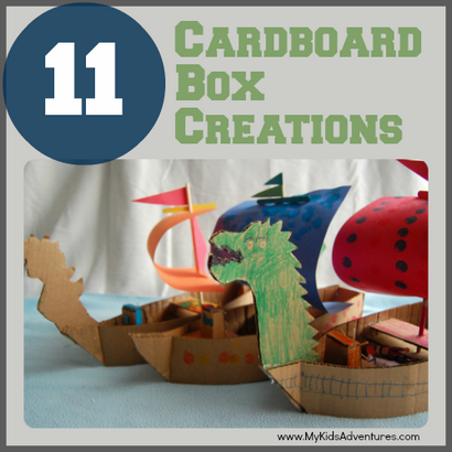 11 façons de transformer des boîtes vides dans Fun Fabulous pour les enfants, mes enfants - Aventures