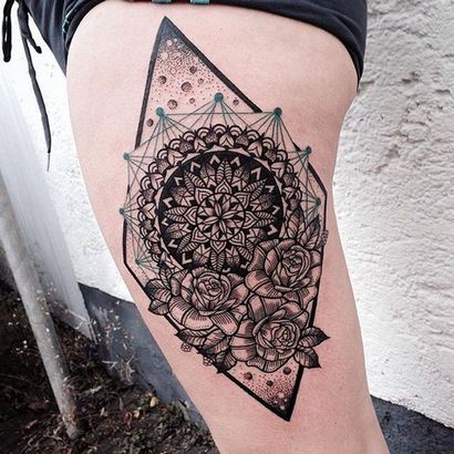 125 Mandala Tattoo Designs avec Meanings - Tattoo Art sauvage