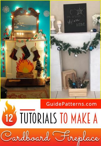 12 Tutoriels pour faire une cheminée en carton, Guide Patterns