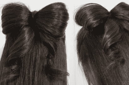 14 Adorable cheveux Bow Coupes de cheveux pour cheveux longs