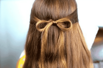 14 Adorable cheveux Bow Coupes de cheveux pour cheveux longs