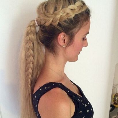 15 Entzückende Französisch Braid Ponytails für langes Haar - POPULAR Haircuts