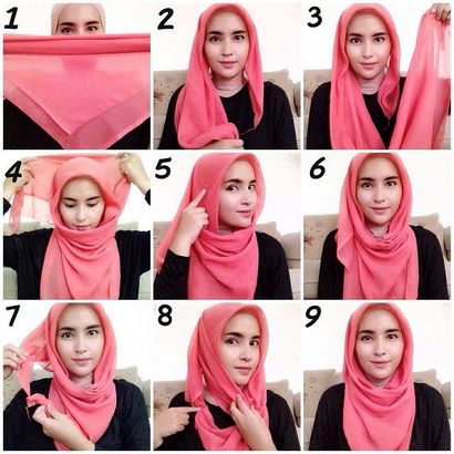 15 leicht und einfach Hijab Tutorials - Wie Wear Hijab Schritte