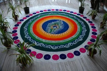 15 Designs facile Rangoli pour Diwali, New Love temps