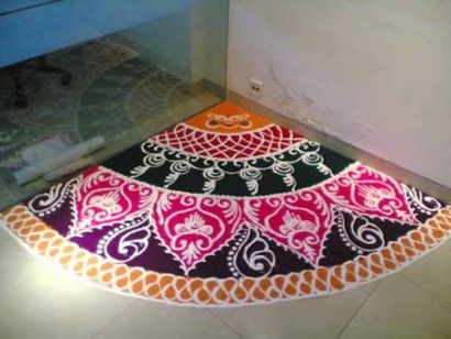 15 Designs facile Rangoli pour Diwali, New Love temps