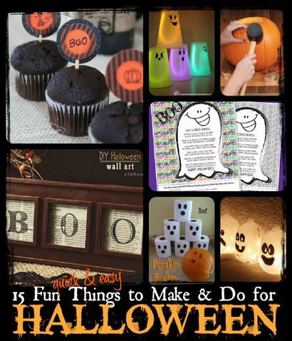 15 amusant et facile choses à faire et à faire pour Halloween, il - est une chose WAHM