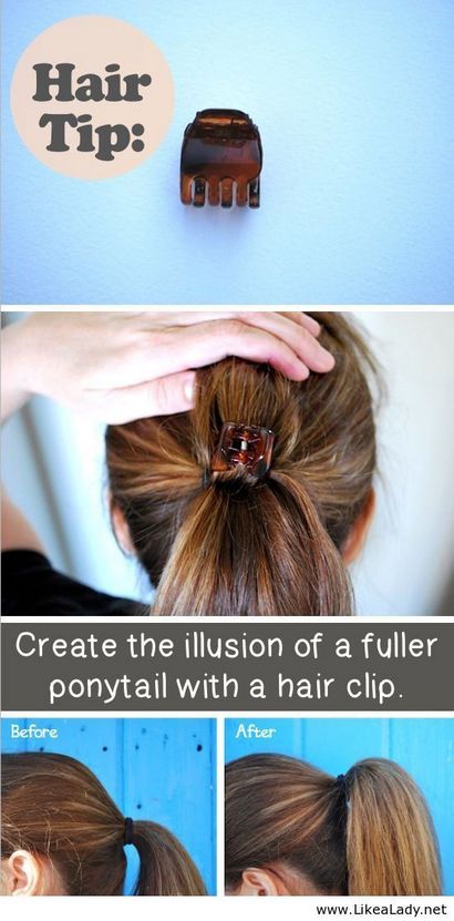 15 Cheveux Hacks & amp; Tutoriels sur Ponytail Idées Coiffure